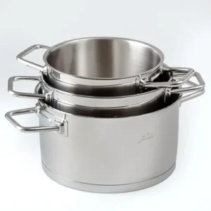 Jumbo Assos 6-delige premium RVS midi kookpannenset – 16/18/20 cm 