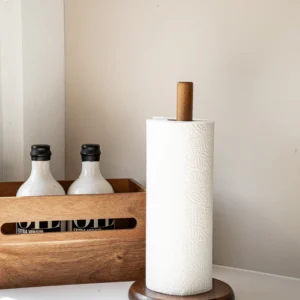 Lumo acaciahouten keukenrollenhouder 