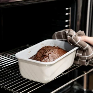 Complete 6-delige bakvormen set beige – Keramische antiaanbak, PFAS-vrij