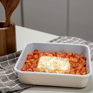 Complete 6-delige bakvormen set beige – Keramische antiaanbak, PFAS-vrij