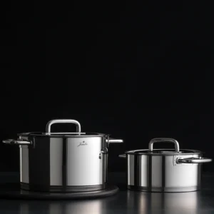 Jumbo Metalix 8-delige RVS premium pannenset 