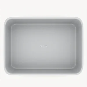 Rechthoekige keramische bakplaat beige – Antiaanbak