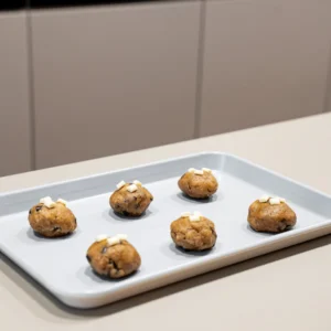 Bakplaat met afkoelrooster beige – PFAS-vrij, keramische antiaanbaklaag