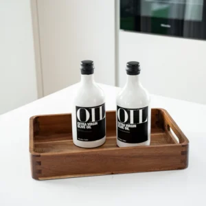 Lumo acaciahouten dienblad met handgrepen 36 cm