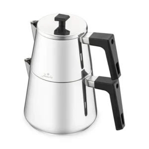 Jumbo Dynamic RVS theepot – 18/10 Roestvrijstaal – 1,9 + 1 Liter