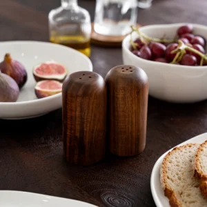 Nivo acaciahouten zout- en peper set – 2-delig