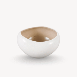 Bricard Barles porseleinen kom | Beige-wit | 12,2 cm