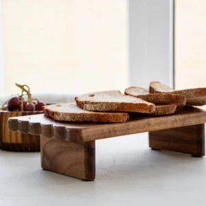 Acaciahouten wave serveerplateau – 28 cm