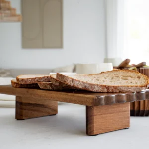 Acaciahouten wave serveerplateau – 28 cm