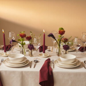 Karaca Streamline Remi Bone 24-delige serviesset – wit, 6-persoons