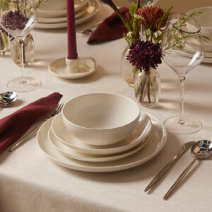 Karaca Streamline Remi Bone 24-delige serviesset – wit, 6-persoons