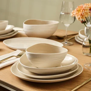 Karaca Earth Collection Rise 55-delige serviesset voor 12 personen 