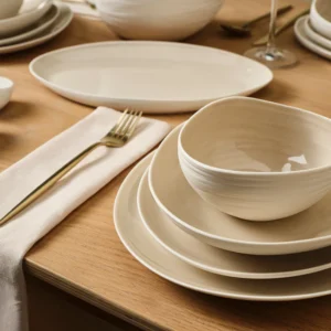 Karaca Earth Collection Rise 55-delige serviesset voor 12 personen 