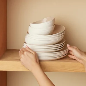 Karaca Earth Collection Rise 55-delige serviesset voor 12 personen 