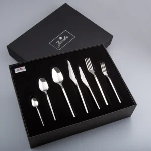 Jumbo 5100 Quartz 84-delige bestekset – 12 Persoons – Premium 18/10 RVS