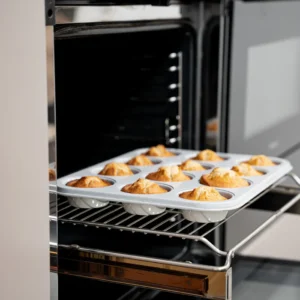 Complete 6-delige bakvormen set beige – Keramische antiaanbak, PFAS-vrij