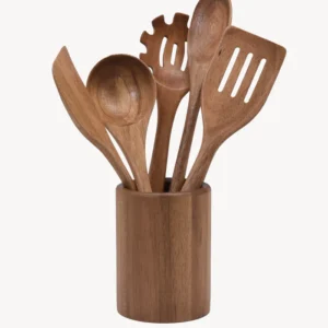 Nova acaciahouten keukengerei set – 6-delig