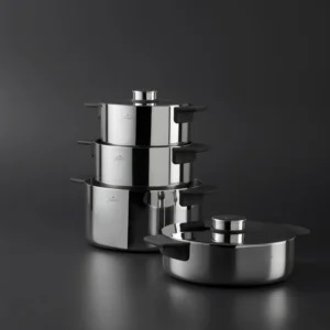 Jumbo Infinity 3-Ply 8-delige pannenset – Premium Tri-Ply roestvrijstaal