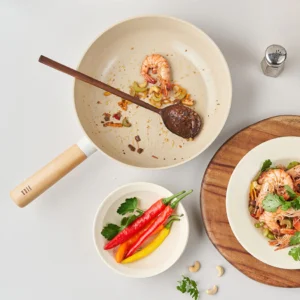 Neoflam FIKA wokpan 26 cm | Crème