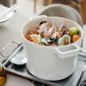 Neoflam FIKA soeppan 22 cm – 4,65 L | Crème