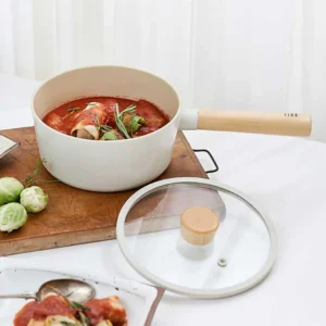 Neoflam FIKA steelpan 18 cm – 1,6 L | Crème