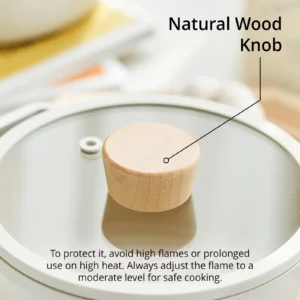 Neoflam FIKA kookpan 22 cm – 2,57 L | Crème