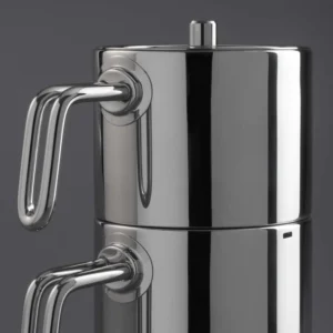 Jumbo Metalix RVS inductie theepot – 18/10 Roestvrijstaal – 1,5 + 1,1 Liter