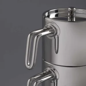 Jumbo Metalix RVS inductie theepot – 18/10 Roestvrijstaal – 1,5 + 1,1 Liter