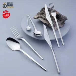 Jumbo 5100 Quartz 84-delige bestekset – 12 Persoons – Premium 18/10 RVS