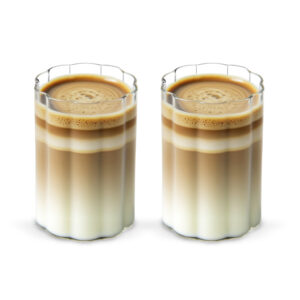 Flora borosilicaat drinkglas | 2 stuks | 320 ml 