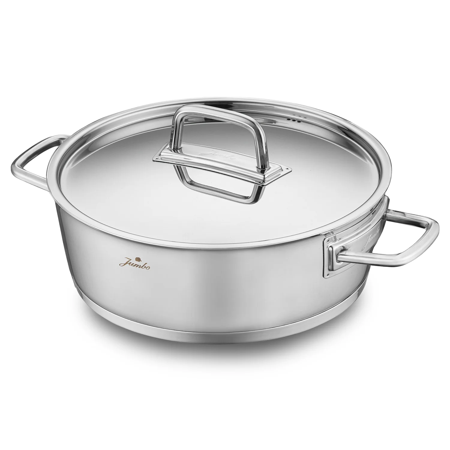 Jumbo Felix 8-delige RVS premium pannenset