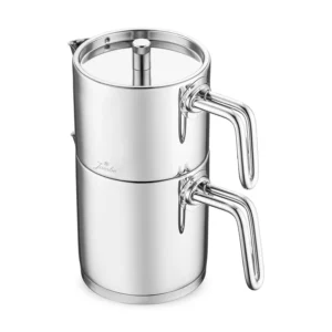 Jumbo Metalix RVS inductie theepot – 18/10 Roestvrijstaal – 1,5 + 1,1 Liter