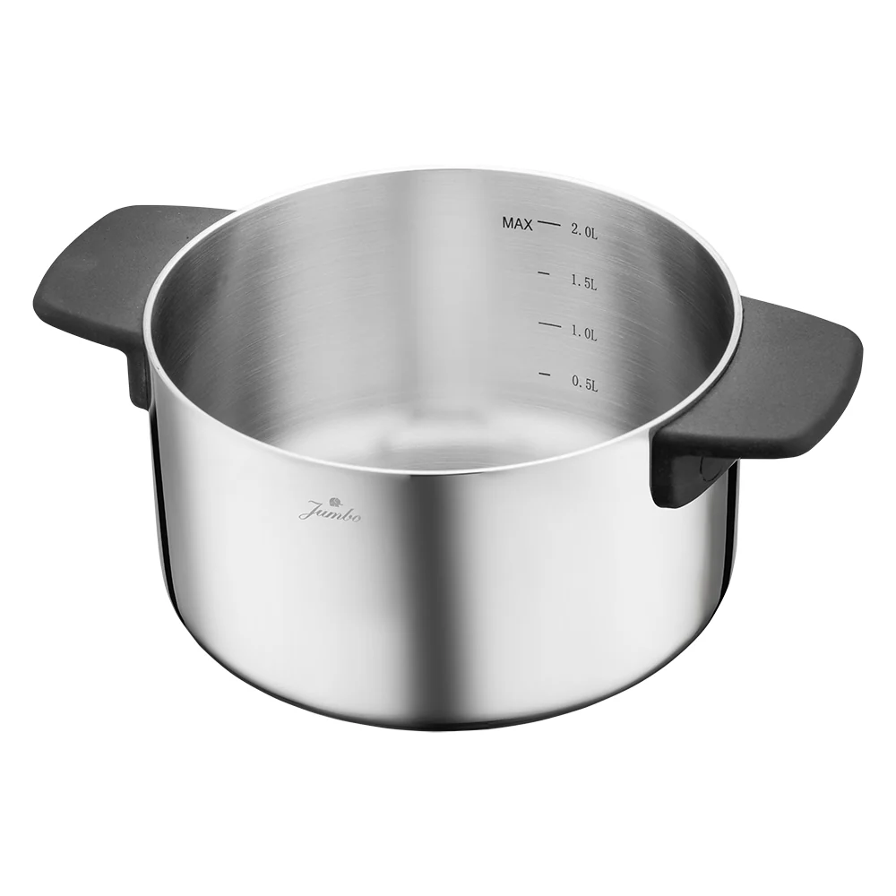 Jumbo Infinity 3-Ply 8-delige pannenset – Premium Tri-Ply roestvrijstaal