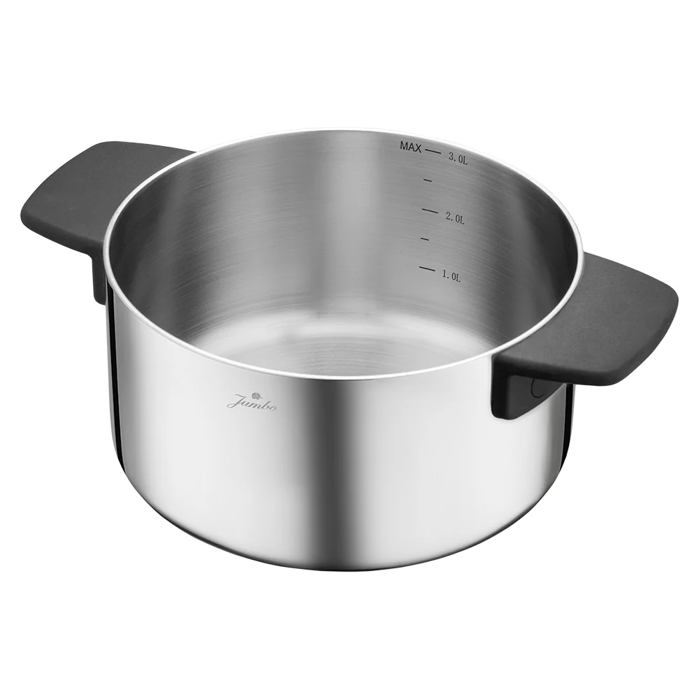 Jumbo Infinity 3-Ply 8-delige pannenset – Premium Tri-Ply roestvrijstaal