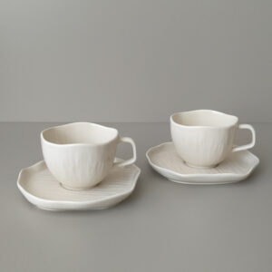 Fiora 12-delige koffiekopjes set voor 6 personen | 200 ml