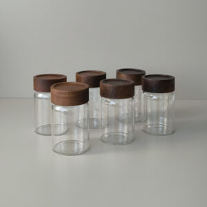 Space acacia kruidenpotjes rond | 6 stuks | 200 ml