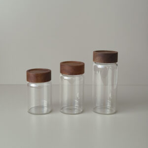 Space acacia kruidenpotjes rond | 6 stuks | 400 ml