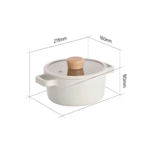 Neoflam FIKA kookpan 16 cm – 1,2 L | Crème