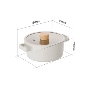 Neoflam FIKA kookpan 18 cm – 1,5 L | Crème