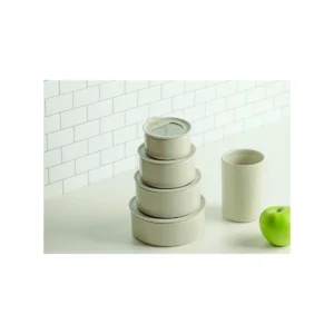 Neoflam FIKA One keramische bewaardoos 700 ml | Stone white