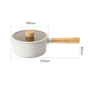 Neoflam FIKA steelpan 18 cm – 1,6 L | Crème