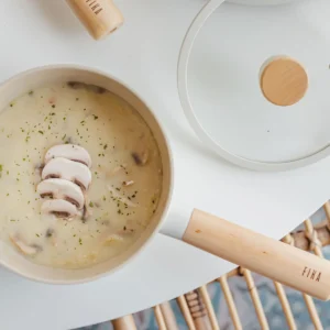 Neoflam FIKA steelpan 18 cm – 1,6 L | Crème