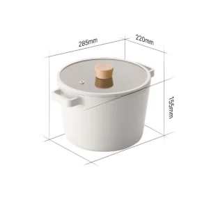 Neoflam FIKA soeppan 22 cm – 4,65 L | Crème