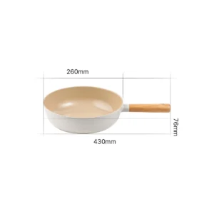 Neoflam FIKA wokpan 26 cm | Crème