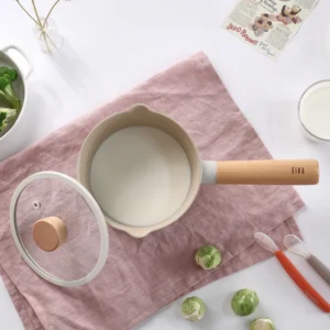 Neoflam FIKA steelpan 16 cm – 1,4 L | Crème