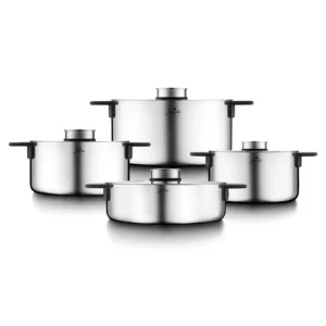 Jumbo Infinity 3-Ply 8-delige pannenset – Premium Tri-Ply roestvrijstaal