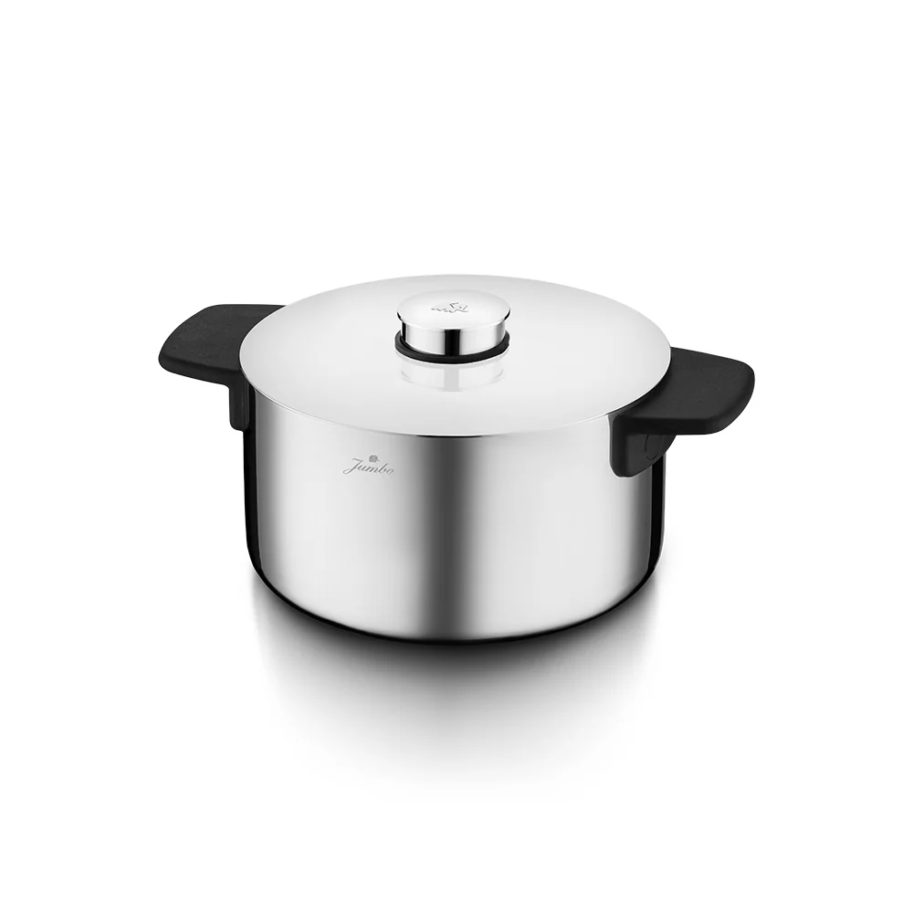 Jumbo Infinity 3-Ply 8-delige pannenset – Premium Tri-Ply roestvrijstaal