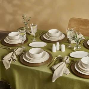 Karaca Forever Bone Artiste – 53-delige serviesset voor 12 personen