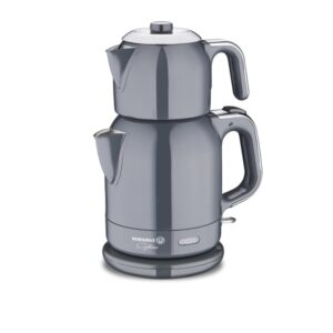 Korkmaz Çaytema elektrische theepot Cosmica – 1,7L – Roestvrijstaal