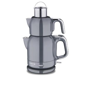 Korkmaz Çaytema elektrische theepot Cosmica – 1,7L – Roestvrijstaal